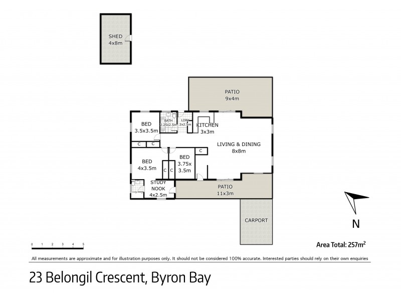 23 Belongil Crescent, Byron Bay NSW 2481 Floorplan