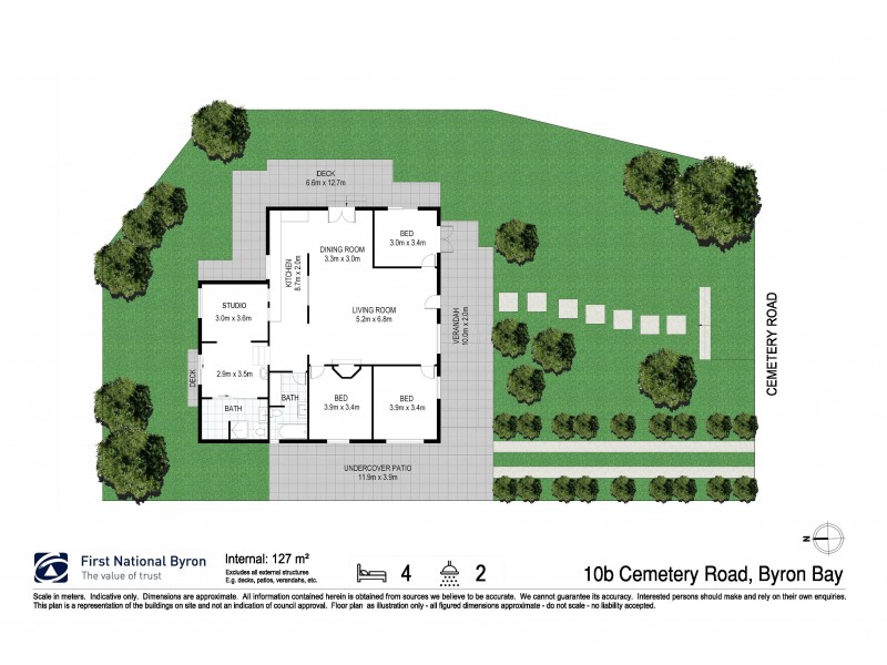 10B Cemetery Road, Byron Bay NSW 2481 Floorplan