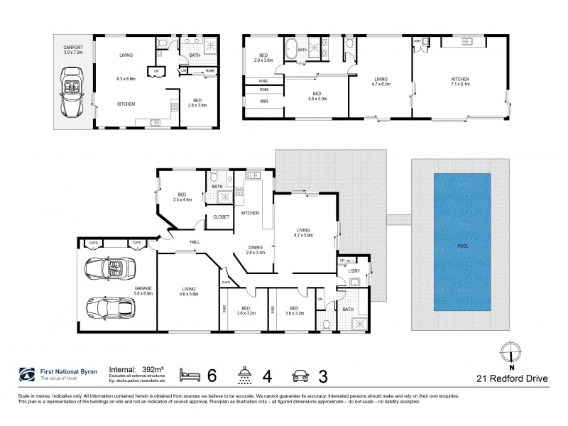 21 Redford Drive, Skennars Head NSW 2478 Floorplan