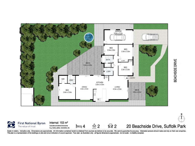 20 Beachside Drive, Suffolk Park NSW 2481 Floorplan