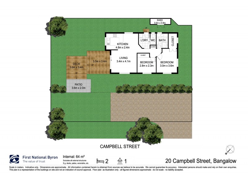 20 Campbell Street, Bangalow NSW 2479 Floorplan