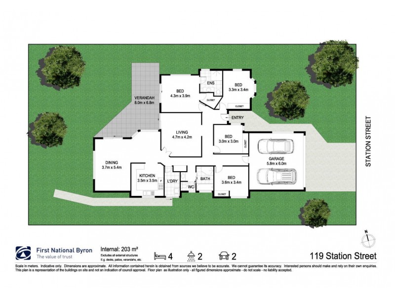 119 Station Street, Mullumbimby NSW 2482 Floorplan
