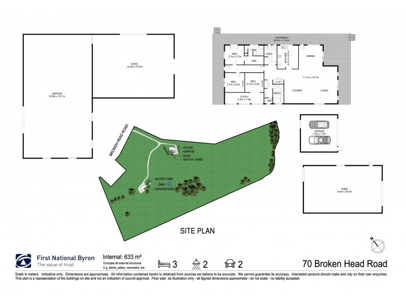 70 Broken Head Road, Newrybar NSW 2479 Floorplan