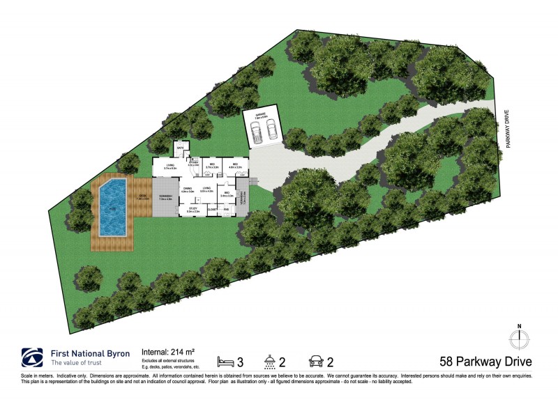 58 Parkway Drive, Ewingsdale NSW 2481 Floorplan