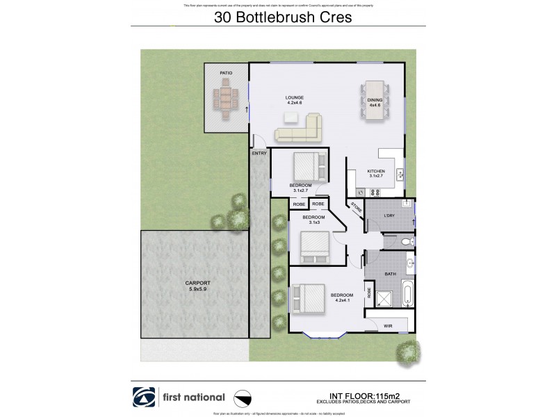 30 Bottlebrush Crescent, Suffolk Park NSW 2481 Floorplan