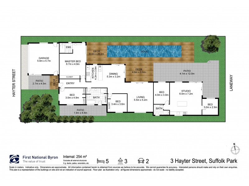 3 Hayter Street, Suffolk Park NSW 2481 Floorplan