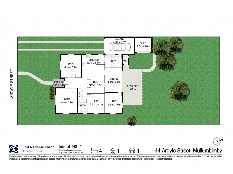 44 Argyle Street, Mullumbimby NSW 2482 Floorplan