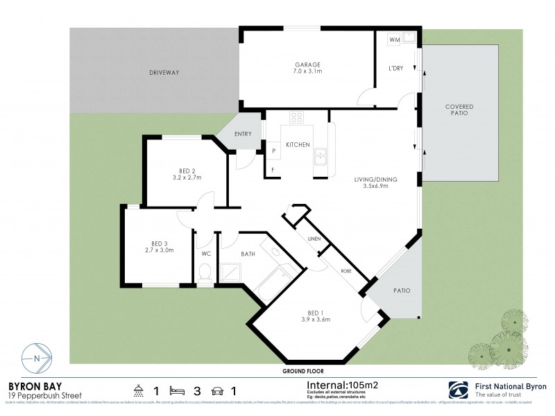 19 Pepperbush Street, Suffolk Park NSW 2481 Floorplan