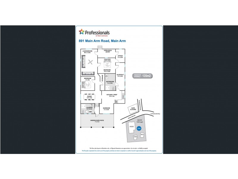 891 Main Arm Road, Main Arm NSW 2482 Floorplan