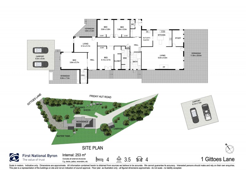 1 Gittoes Lane, Possum Creek NSW 2479 Floorplan