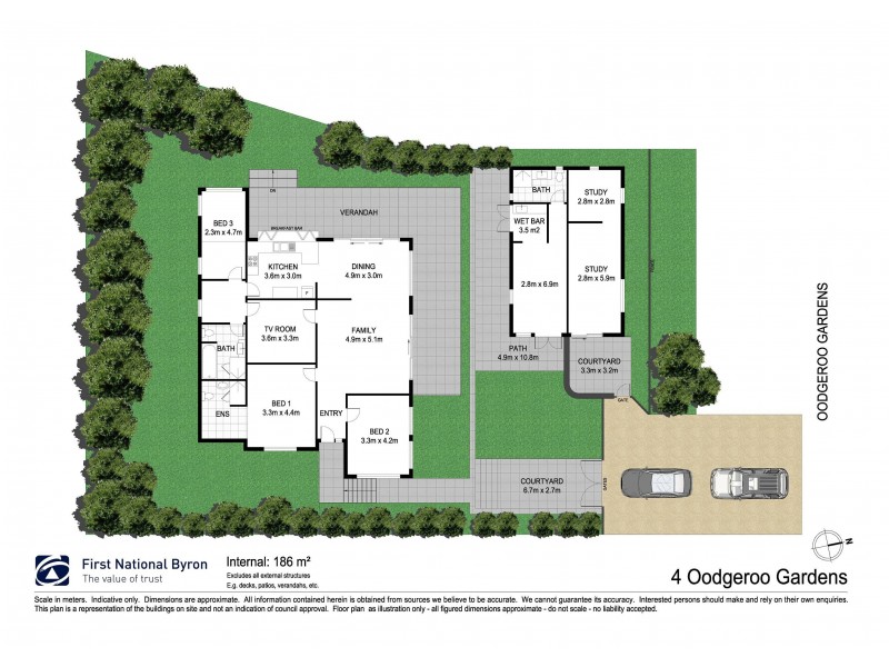 4 Oodgeroo Gardens, Byron Bay NSW 2481 Floorplan