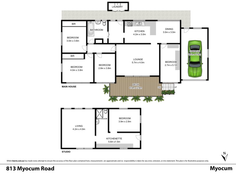 813 Myocum Road, Myocum NSW 2481 Floorplan