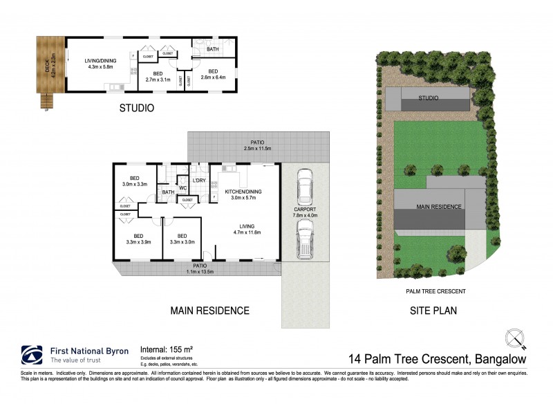 14 Palm Tree Crescent, Bangalow NSW 2479 Floorplan