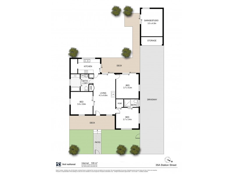 35a Station Street, Mullumbimby NSW 2482 Floorplan