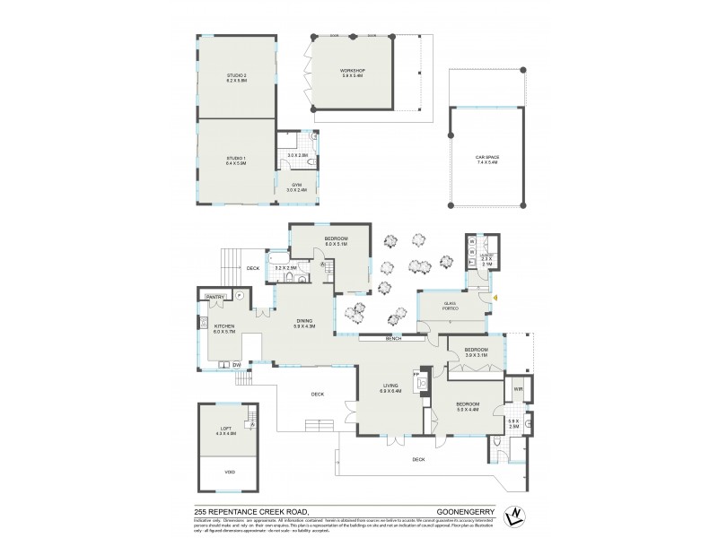 255 Repentance Creek Road, Goonengerry NSW 2482 Floorplan