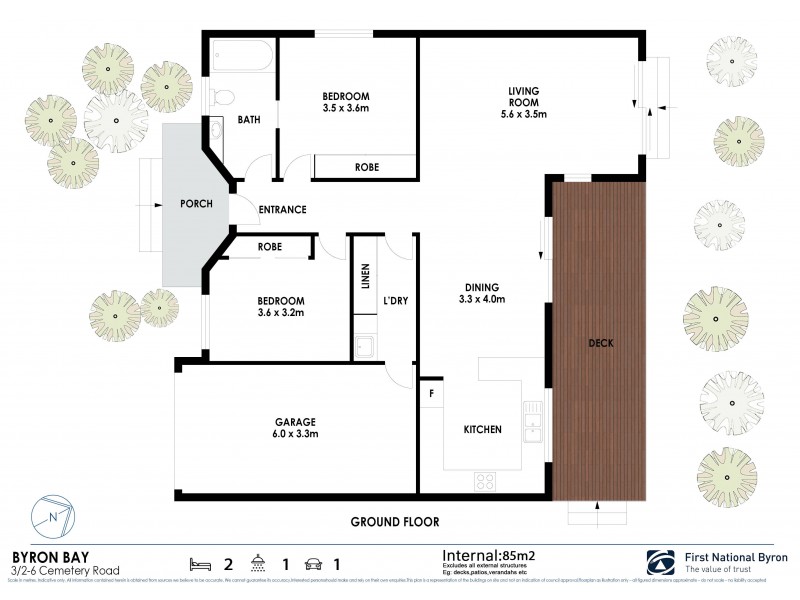 3/2-6 Cemetery Road, Byron Bay NSW 2481 Floorplan