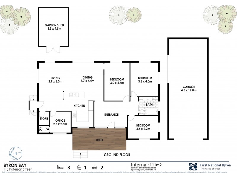 115 Paterson Street, Byron Bay NSW 2481 Floorplan