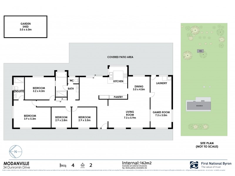 34 Dunromin Drive, Modanville NSW 2480 Floorplan