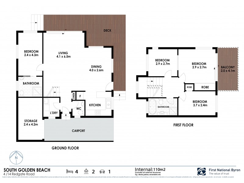 3/14 Redgate Road, South Golden Beach NSW 2483 Floorplan