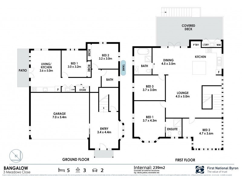 3 Meadows Close, Bangalow NSW 2479 Floorplan