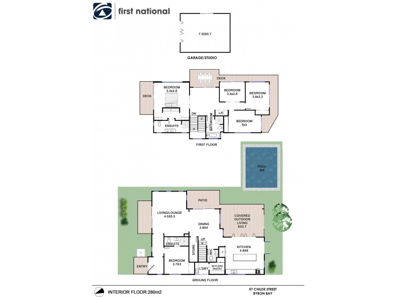 57 Childe Street, Byron Bay NSW 2481 Floorplan