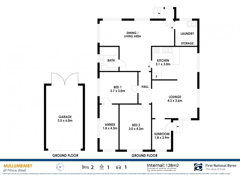 69 Prince Street, Mullumbimby NSW 2482 Floorplan