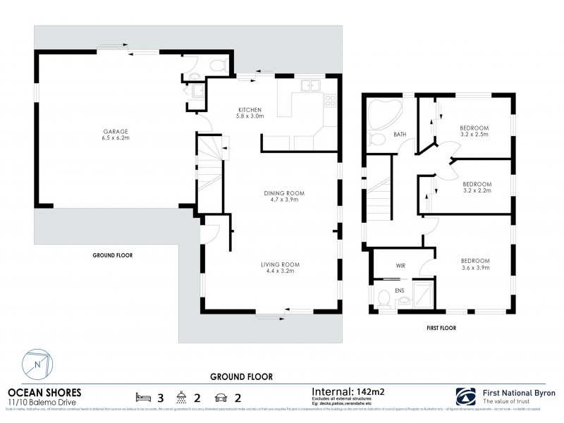 11/10 Balemo Drive, Ocean Shores NSW 2483 Floorplan