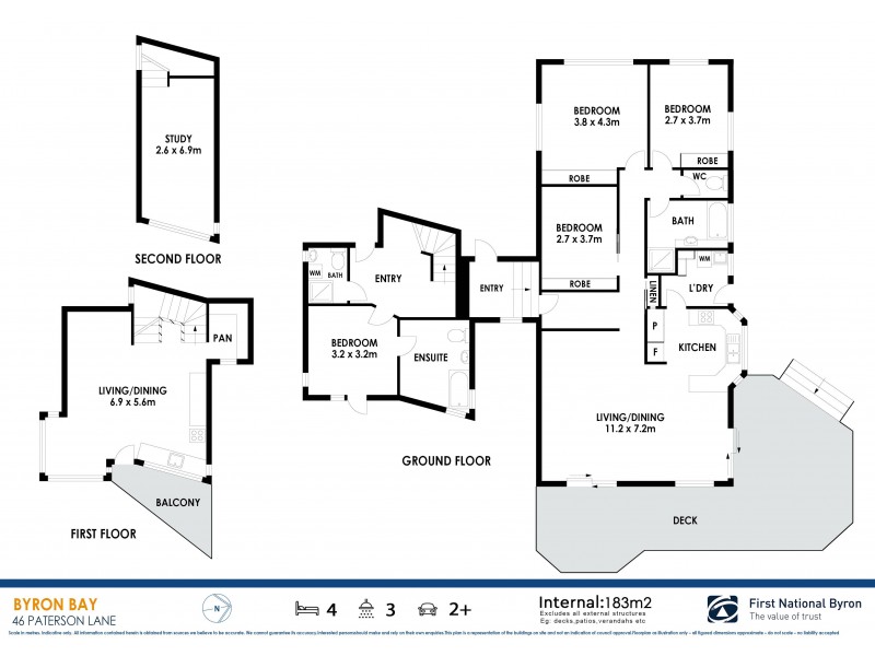 46 Paterson Lane, Byron Bay NSW 2481 Floorplan