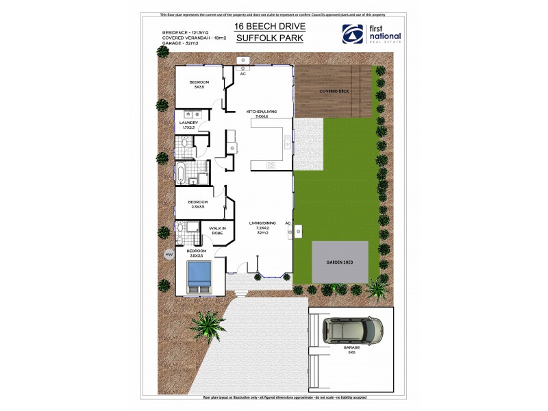 16 Beech Drive, Suffolk Park NSW 2481 Floorplan