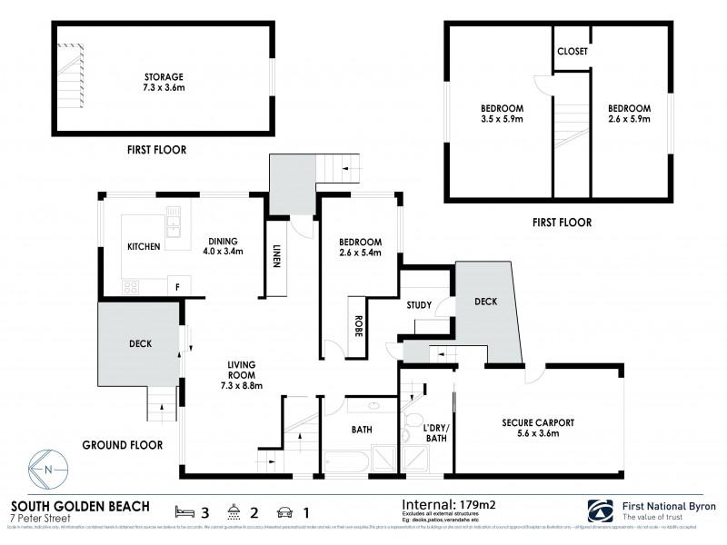 7 Peter Street, South Golden Beach NSW 2483 Floorplan