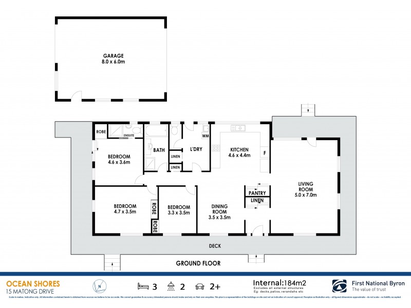 15 Matong Drive, Ocean Shores NSW 2483 Floorplan