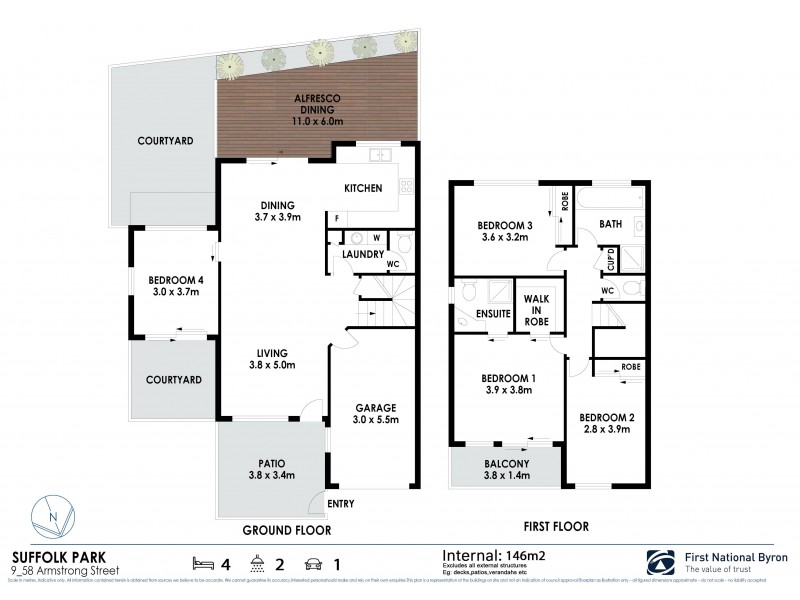9/58 Armstrong Street, Suffolk Park NSW 2481 Floorplan