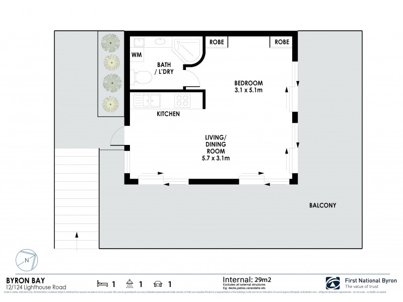 12/124 Lighthouse Road, Byron Bay NSW 2481 Floorplan