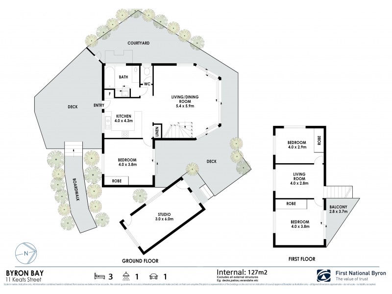 11 Keats Street, Byron Bay NSW 2481 Floorplan