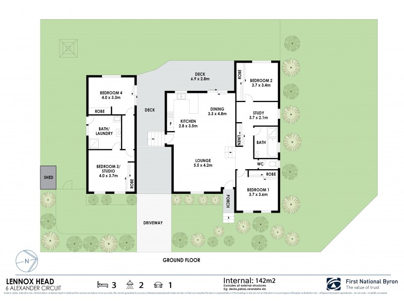 6 Alexander Circuit, Lennox Head NSW 2478 Floorplan