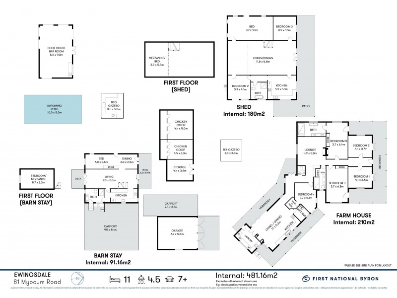 81 & 81A Myocum Road, Ewingsdale NSW 2481 Floorplan
