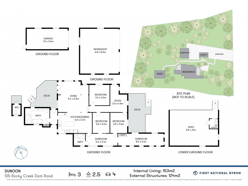 135 Rocky Creek Dam Road, Dunoon NSW 2480 Floorplan