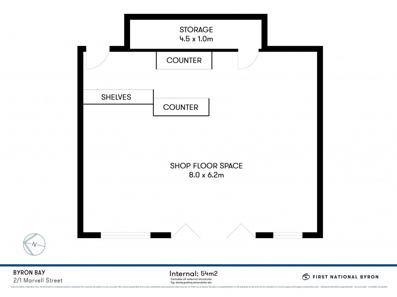 2/1 Marvell Street, Byron Bay NSW 2481 Floorplan