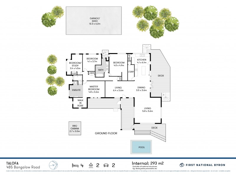 485 Bangalow Road, Talofa NSW 2481 Floorplan