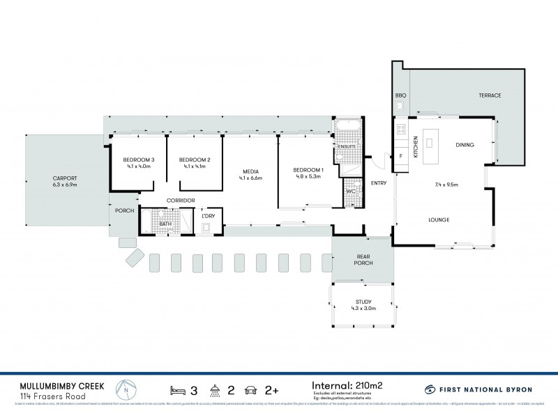 114 Frasers Road, Mullumbimby NSW 2482 Floorplan