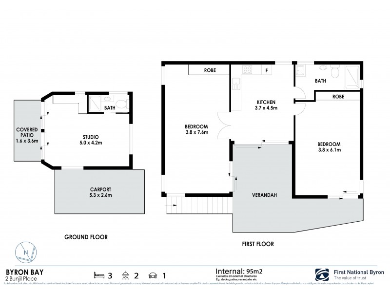 2 Bunjil Place, Byron Bay NSW 2481 Floorplan