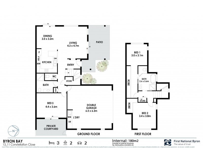13/11 Constellation Close, Byron Bay NSW 2481 Floorplan