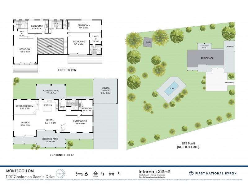 1107 Coolamon Scenic Drive, Montecollum NSW 2482 Floorplan
