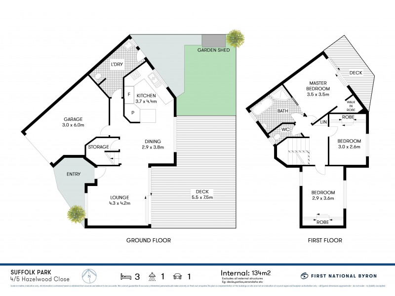 4/5 Hazelwood Close, Suffolk Park NSW 2481 Floorplan