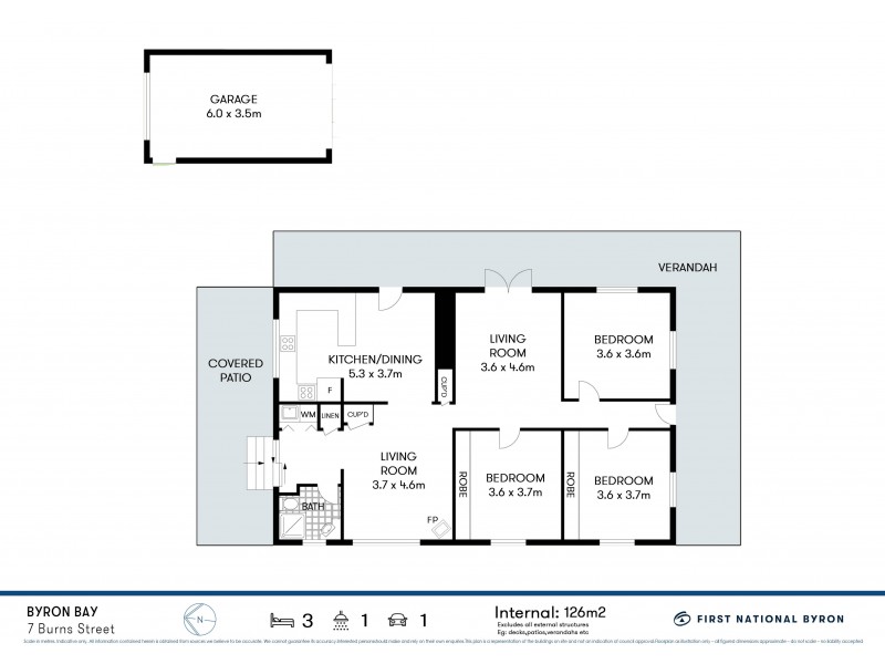 7 Burns Street, Byron Bay NSW 2481 Floorplan