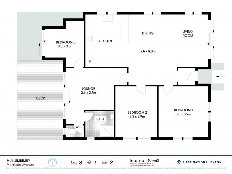 12 Morrison Avenue, Mullumbimby NSW 2482 Floorplan