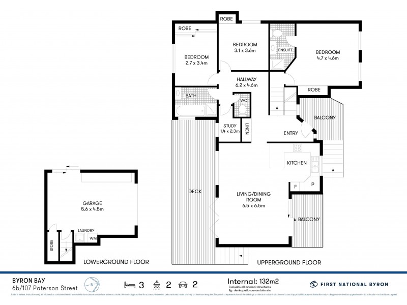 6B/107 Paterson Street, Byron Bay NSW 2481 Floorplan