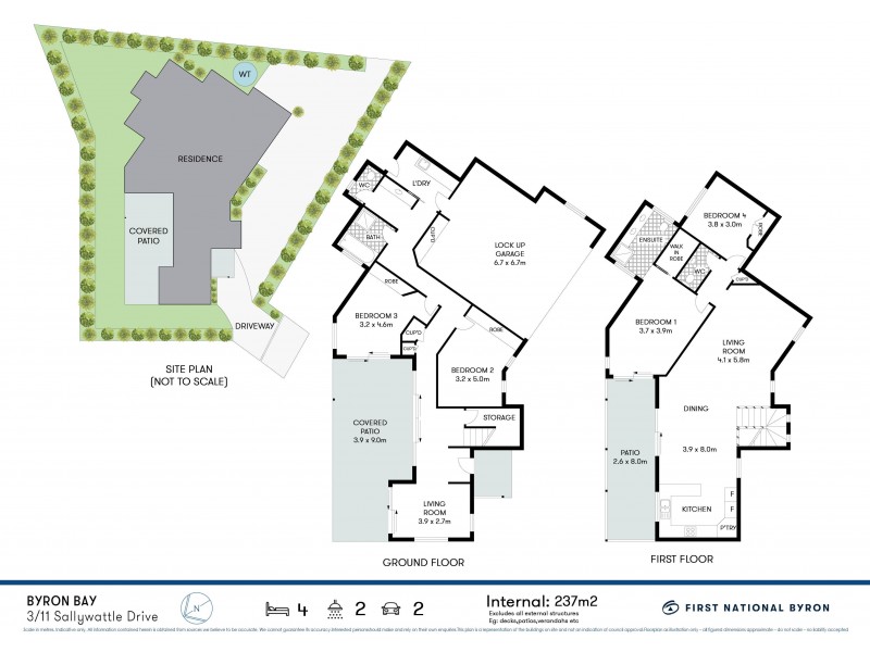11/3 Sallywattle Drive, Suffolk Park NSW 2481 Floorplan