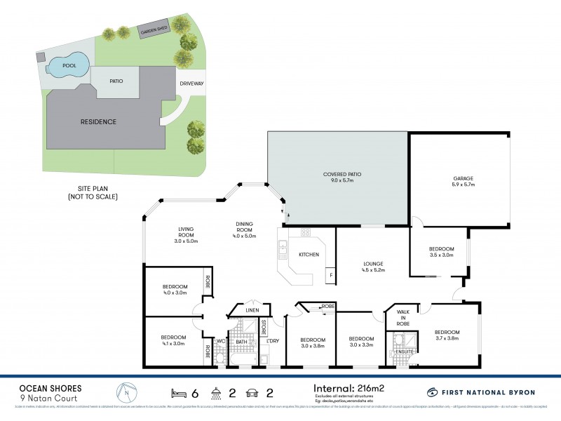 9 Natan Court, Ocean Shores NSW 2483 Floorplan
