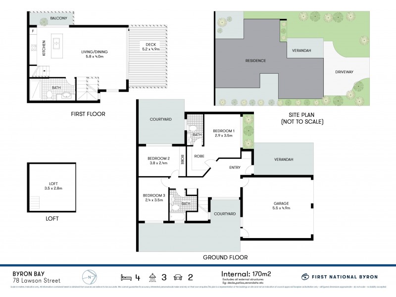 78 Lawson Street, Byron Bay NSW 2481 Floorplan